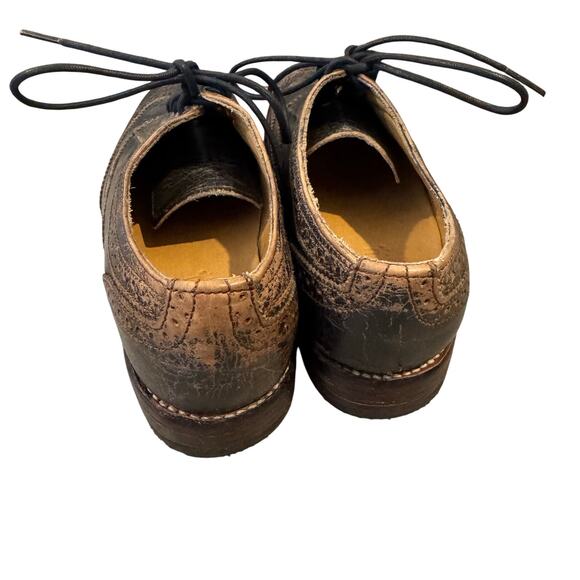 Bed|stu Lita Channing Oxford Distressed leather shoes - Picture 6 of 9